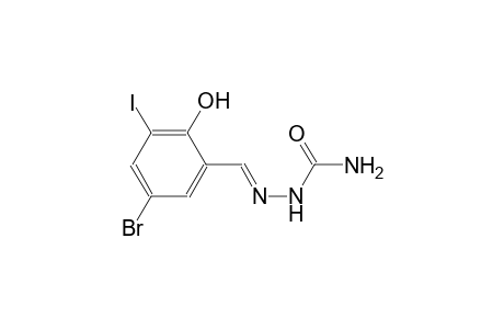 5-bromo-2-hydroxy-3-iodobenzaldehyde semicarbazone