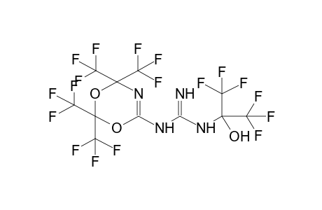 N'-[2,2,4,4-TETRAKIS(TRIFLUOROMETHYL)-1,3,5-DIOXAZINYL-6]-N'-(ALPHA-HYDROXYHEXAFLUOROISOPROPYL)GUANIDINE