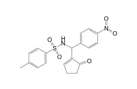 4-methyl-N-[(4-nitrophenyl)-(5-oxidanylidenecyclopenten-1-yl)methyl]benzenesulfonamide