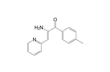 2-Propen-1-one, 2-amino-1-(4-methylphenyl)-3-(2-pyridinyl)-, (Z)-