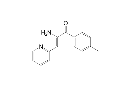 2-Propen-1-one, 2-amino-1-(4-methylphenyl)-3-(2-pyridinyl)-, (Z)-