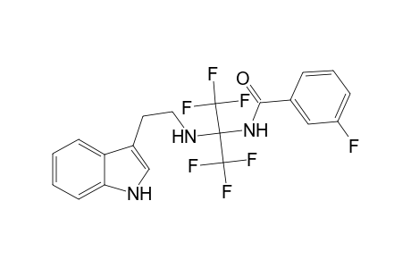 3-Fluoro-N-[2,2,2-trifluoro-1-[2-(1H-indol-3-yl)-ethylamino]-1-trifluoromethyl-ethyl]benzamide