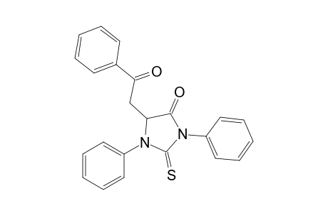 1,3-Diphenyl-5-[2-(phenyl)2-oxoethyl]-2-thioxo-4-oxo-imidazolidine