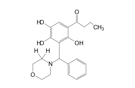 3'-(alpha-MORPHOLINOBENZYL)-2',4',5'-TRIHYDROXYBUTYROPHENONE