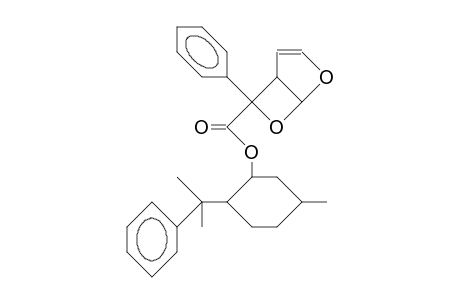 2-(1-Methyl-1-phenyl-ethyl)-5-methyl-cyclohexyl 7-phenyl-4,6-dioxabicyclo(3.2.0)hept-2-ene-7-carboxylate