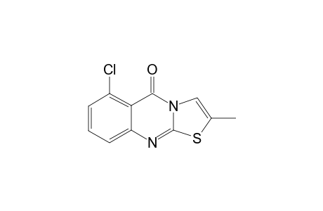 6-CHLORO-2-METHYL-5H-[1,3]-THIAZOLO-[2,3-B]-QUINAZOLIN-5-ONE