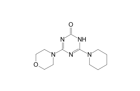 4-(4-Morpholinyl)-6-(1-piperidinyl)-1,3,5-triazin-2(1H)-one