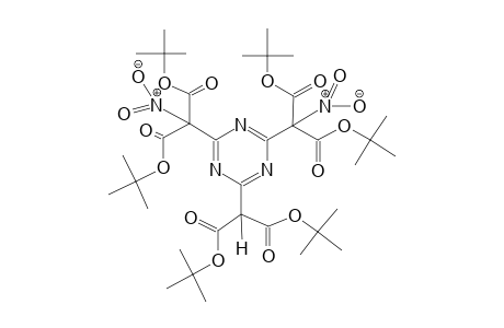 2,4-BIS-[DI-(TERT.-BUTYLOXYCARBONYL)-NITROMETHYL]-6-DI-(TERT.-BUTYLOXYCARBONYL)-METHYL-1,3,5-TRIAZINE
