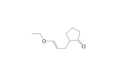 (E)-2-(3-Ethoxy-2-propenyl)-cyclopentanone