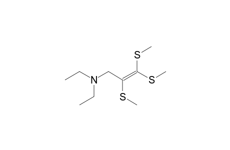 Diethyl-[2,3,3-tris(methylthio)allyl]amine