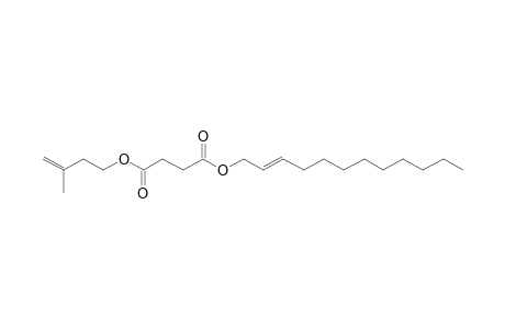 Succinic acid, dodec-2-en-1-yl 3-methylbut-3-en-1-yl ester