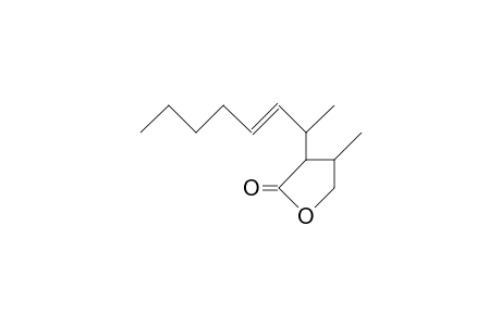 4(S)-Methyl-3(S)-(1(S)-methyl-2(E)-heptenyl)-dihydro-2(3H)-furanone