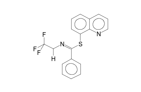 8-[N-(2,2,2-TRIFLUOROETHYL)BENZIMIDOYLTHIO]QUINOLINE