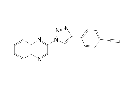 2-(4-(4-Ethynylphenyl)-1H-1,2,3-triazol-1-yl)quinoxaline