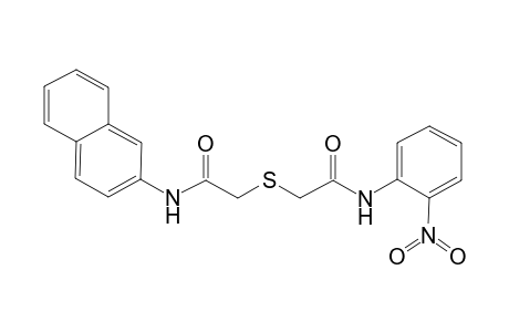 2-[[2-keto-2-(2-nitroanilino)ethyl]thio]-N-(2-naphthyl)acetamide