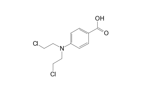 p-[bis(2-chloroethyl)amino]benzoic acid