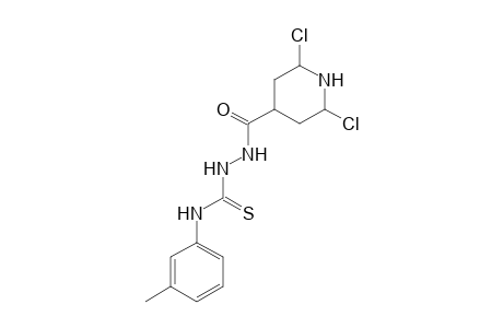 1-(2,6-dichloroisonipecotoyl)-3-thio-4-m-tolylsemicarbazide