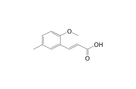 3-(2-Methoxy-5-methylphenyl)acrylic acid