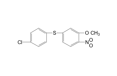 3-[(p-chlorophenyl)thio]-2-nitroanisole