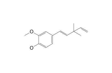 2-Methoxy-4-((E)-3,3-dimethylpenta-1,4-dienyl)-phenol