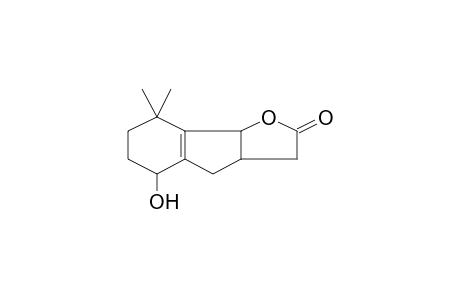 5-Hydroxy-8,8-dimethyl-3,3a,4,5,6,7,8,8b-octahydroindeno[1,2-b]furan-2-one