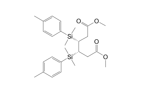 (3S,4R)-3,4-bis[dimethyl(p-tolyl)silyl]adipic acid dimethyl ester