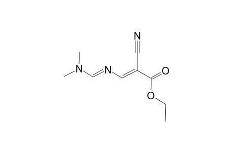 Ethyl (2E)-2-cyano-3-([(E)-(dimethylamino)methylidene]amino)-2-propenoate