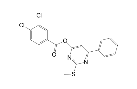 3,4-Dichlorobenzoic acid, (2-methylsulfanyl-6-phenylpyrimidin-4-yl) ester