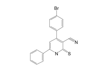 Pyridine-3-carbonitrile, 1,2-dihydro-4-(4-bromophenyl)-6-phenyl-2-thioxo-