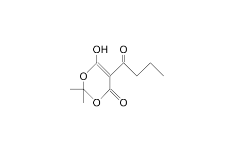 5-Butanoyl-5,6-dehydro-2,2-dimethyl-6-hydroxy-1,3-dioxan-4-one