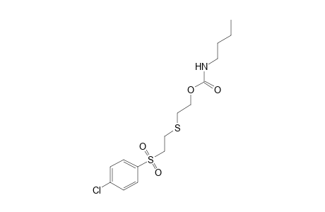 2-{{2-[(p-chlorophenyl)sulfonyl]ethyl}thio}ethanol, butyl carbamate