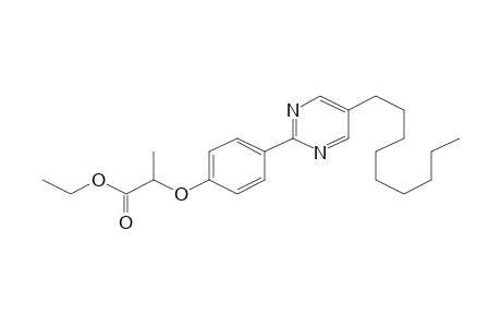 Ethyl 2-[4-(5-nonyl-2-pyrimidinyl)phenoxy]propanoate