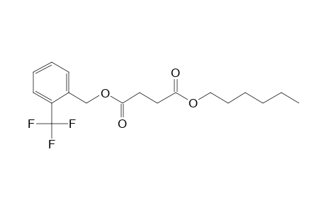 Succinic acid, hexyl 2-(trifluoromethyl)benzyl ester