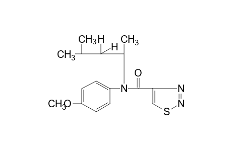 N-(1,3-dimethylbutyl)-1,2,3-thiadiazole-4-carbox-p-anisidide