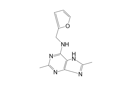 2,8-dimethyl-N6-furfuryladenine