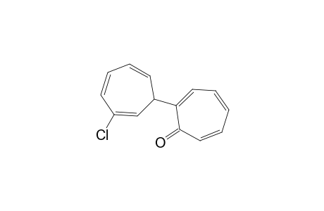 2-(3-Chloro-2,4,6-cycloheptatrienyl)-tropone