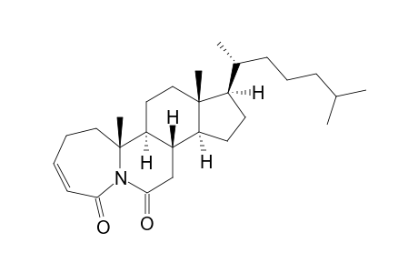 A-HOMO-6-AZA-3-CHLOLESTEN-5,6A-DIONE