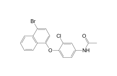 Acetamide, N-[4-(4-bromo-1-naphthyloxy)-3-chlorophenyl]-