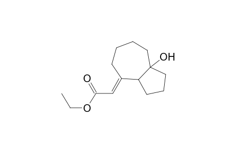 Acetic acid, (octahydro-8a-hydroxy-4(1H)-azulenylidene)-, ethyl ester