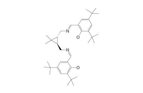 2,2-Dimethyl-1,2-{N,N'-bis[2-hydroxy-3,5-di-tert-butylbenzyl]iminomethyl}cyclopropane