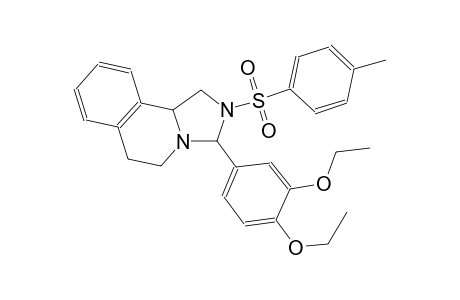 3-(3,4-diethoxyphenyl)-2-(4-methylphenyl)sulfonyl-3,5,6,10b-tetrahydro-1H-imidazo[5,1-a]isoquinoline