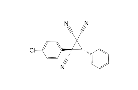 (2R,3R)-2-(4-Chlorophenyl)-3-phenylcyclopropane-1,1,2-tricarbonitrile