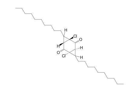 1,5-dichloro-4,8-didecyltricyclo[5,1.0.03,5]octane-2,6-dione