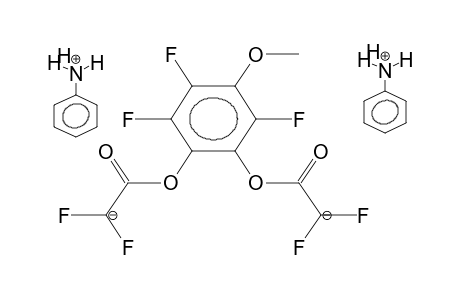 DIANILINIUM 1,2-BIS(DIFLUOROMETHOXYCARBOXY)-4-METHOXY-3,5,6-TRIFLUOROBENZENE