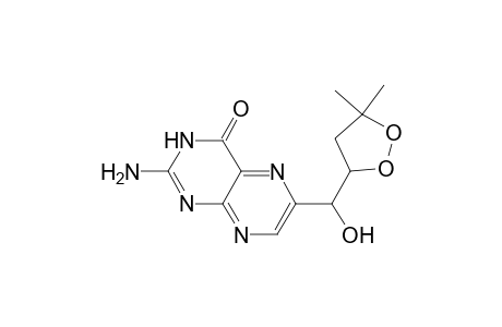 4(1H)-Pteridinone, 2-amino-6-[(2,2-dimethyl-1,3-dioxolan-4-yl)hydroxymethyl]-, [S-(R*,S*)]-