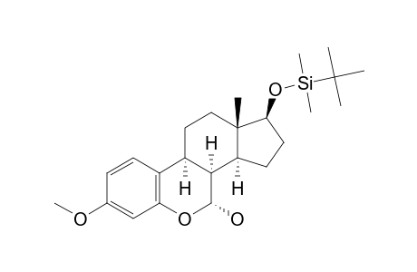 17-BETA-TERT.-BUTYLDIMETHYLSILYLOXY-7-ALPHA-HYDROXY-3-METHOXY-6-OXA-8-ALPHA-ESTRA-1,3,5(10)-TRIENE