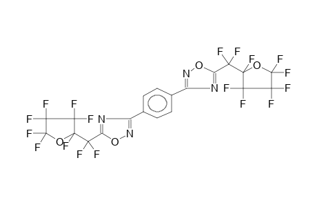 1,4-BIS[5-(PERFLUOROTETRAHYDROFUR-2-YLMETHYL)-1,2,4-OXADIAZOL-3-YL]BENZENE