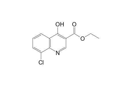 8-chloro-4-hydroxy-3-quinolinecarboxylic acid, ethyl ester