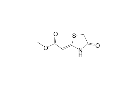 Acetic acid, (4-oxo-2-thiazolidinylidene)-, methyl ester