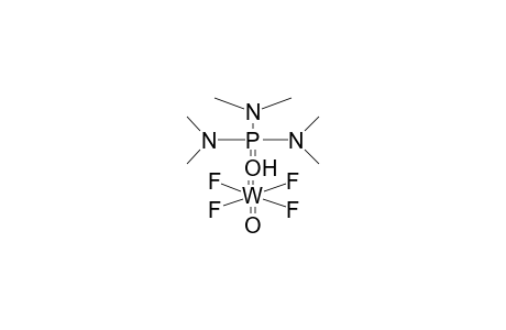 TETRAFLUORO(HEXAMETHYLTRIAMIDOPHOSPHATE)OXOTUNGSTENE